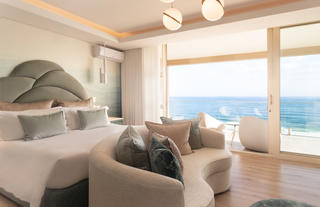 Sea Facing Suite bedroom with view