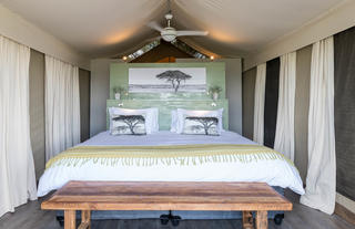 Luxury Safari Tent interior 