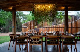 Tengile River Lodge - main area, dining & boma