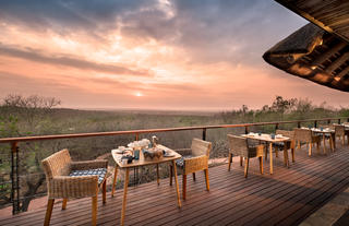 Phinda Mountain Lodge - Guest Area DIning Deck