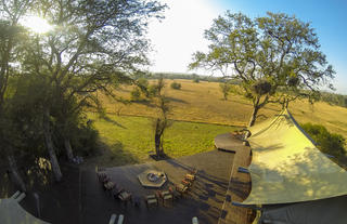 Plains Camp @ Rhino Walking Safaris - Aerial