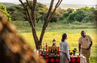 Sundowners at Cottar's 1920 Camp