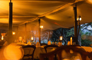 Dining at Cottar's Camp