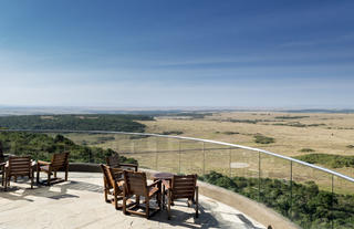 View of the Mara from the terrace