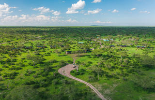 Aerial View of the Camp