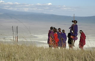 Jumping with the Maasai