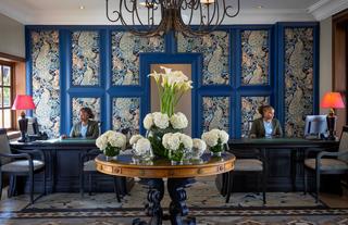 Hotel reception area