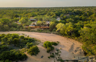 Aerial of Front River Bed 