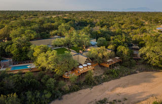 Aerial Shot of The Main Lodge 