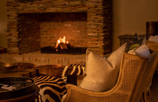 Lodge Fireplace 