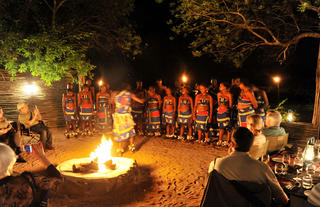 Festive dinners in the boma