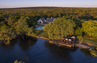 Zambezi River Aerial View 