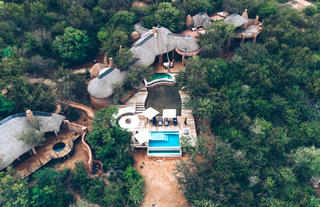 Dithaba Camp - Aerial view