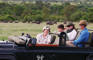 On safari at Londolozi 
