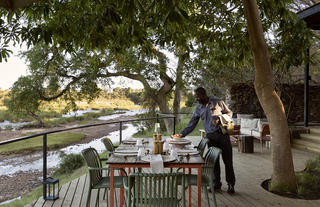 Lion Sands River Lodge -  Dining Deck