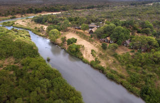 Aerial view River Lodge