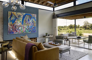 Lion Sands Ivory Lodge - Suite - Private Lounge