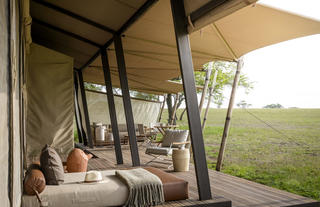 Singita Sabora Tented Camp Meditation Deck 