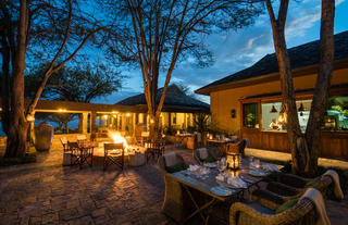 Singita Sasakwa Lodge Outdoor Dining