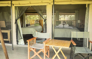Tent at Porini Lion Camp