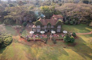 Aerial View of Giraffe Manor