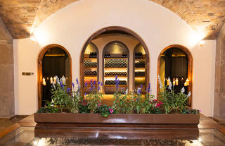 Wine cellar at Giraffe Manor