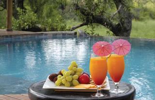 Poolside Snacks and Drinks