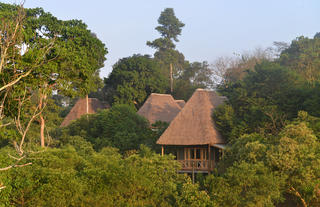 Top view of the lodge