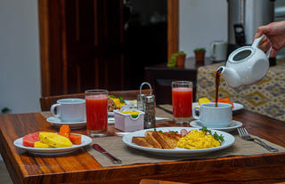 Breakfast menu
