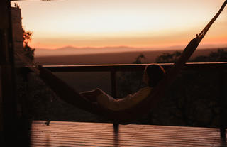 Private Hammock on Deck of Suite