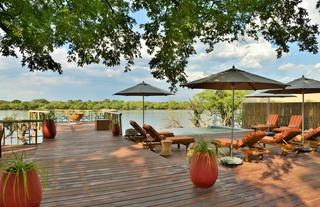 Jackalberry Chobe elevated deck with swimming pool