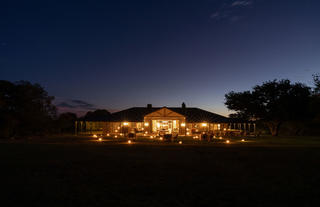 Karoo Lodge at night