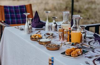 Brunch at Mara Nyika Camp 