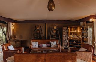 Guest Lounge at Mara Nyika Camp