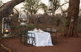 Dining under the African skies 