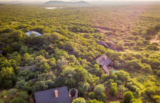 Drone image of suites
