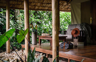 Sanctuary Gorilla Forest Camp Luxury Tent Decking
