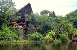 Chobe Safari Lodge from the river