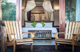 Private verandas in Safari rooms