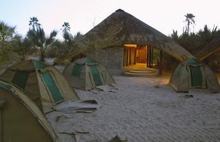 Campsite at Nata Lodge