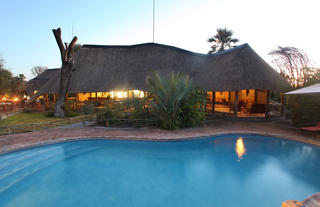 Main area with the pool Nata Lodge