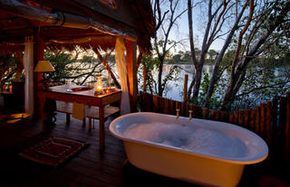 Outdoor Bathtub in Chalet