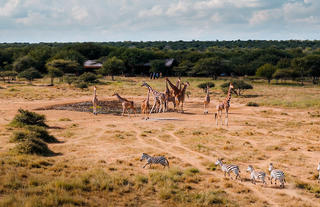 Tumaren Camp and waterhole