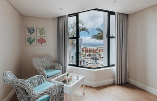 Classic room sitting area third floor
