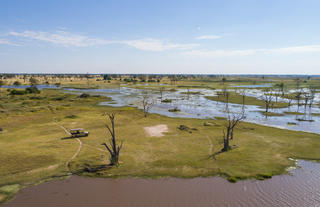 Moremi Game Reserve Aerial View 