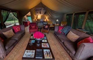 Lounge Area at the Nairobi Tented Camp