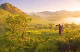 Morning walks on the Chyulu Hills
