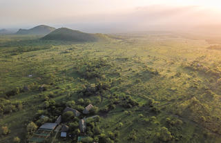 Campi ya Kanzi aerial view