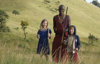 Maasai guides are happy to share their love with guests of all ages