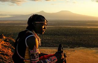 Longido Sundowner with your Maasai Guide and Kilimanjaro